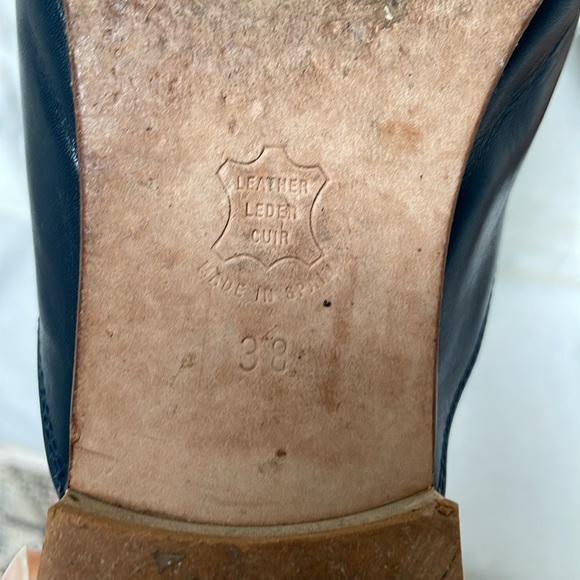 Ann Mashburn Leather Tassel Mules - Picture 5 of 6